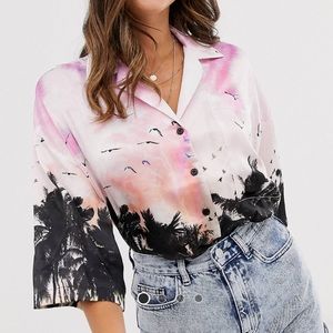 ASOS - Short Sleeve Hawaiian Button Down